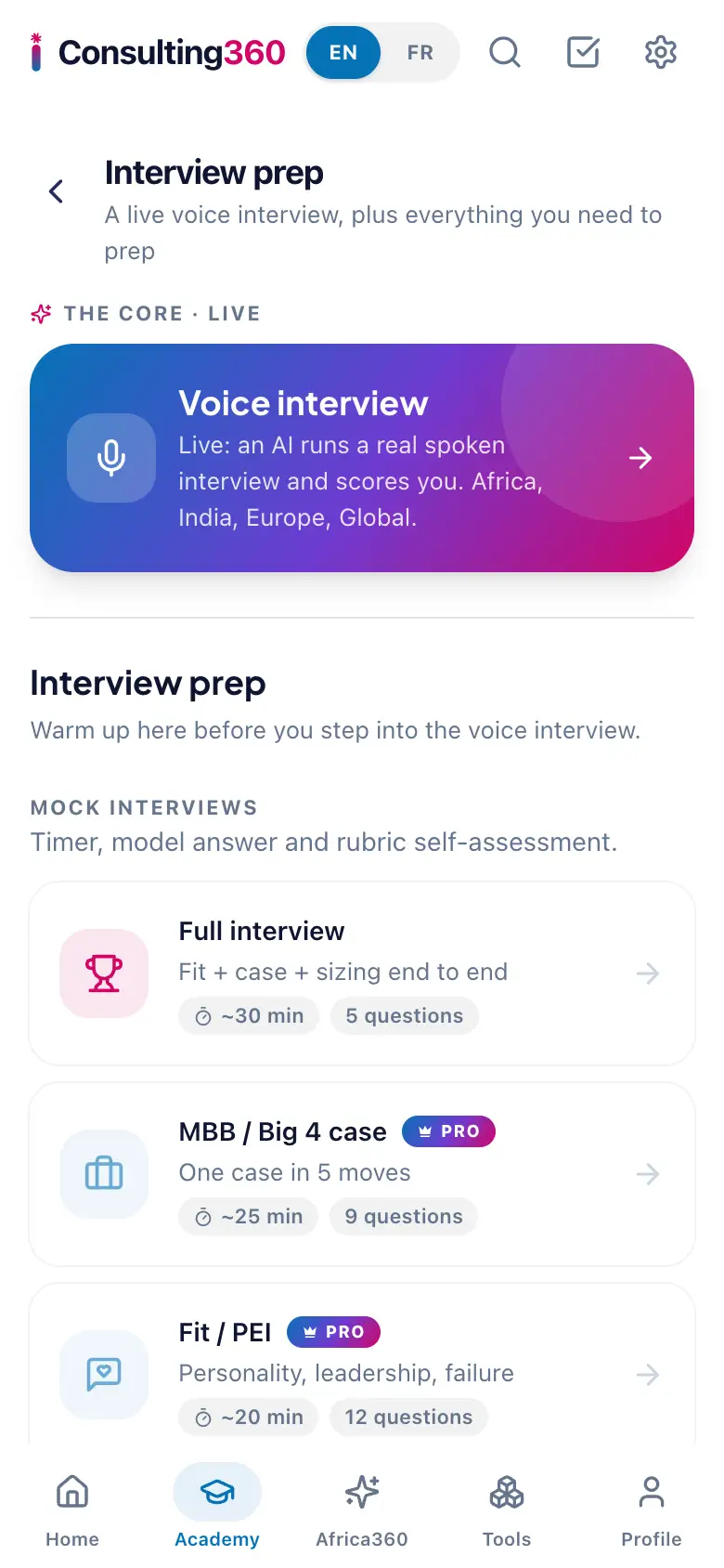 Home › Interviews & career › Interview prep