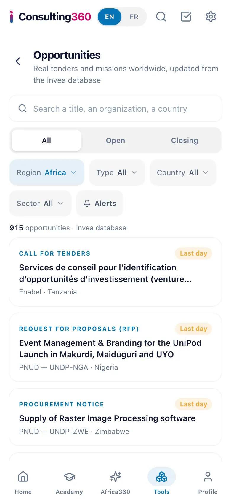 Home › Interviews & career › Live opportunities