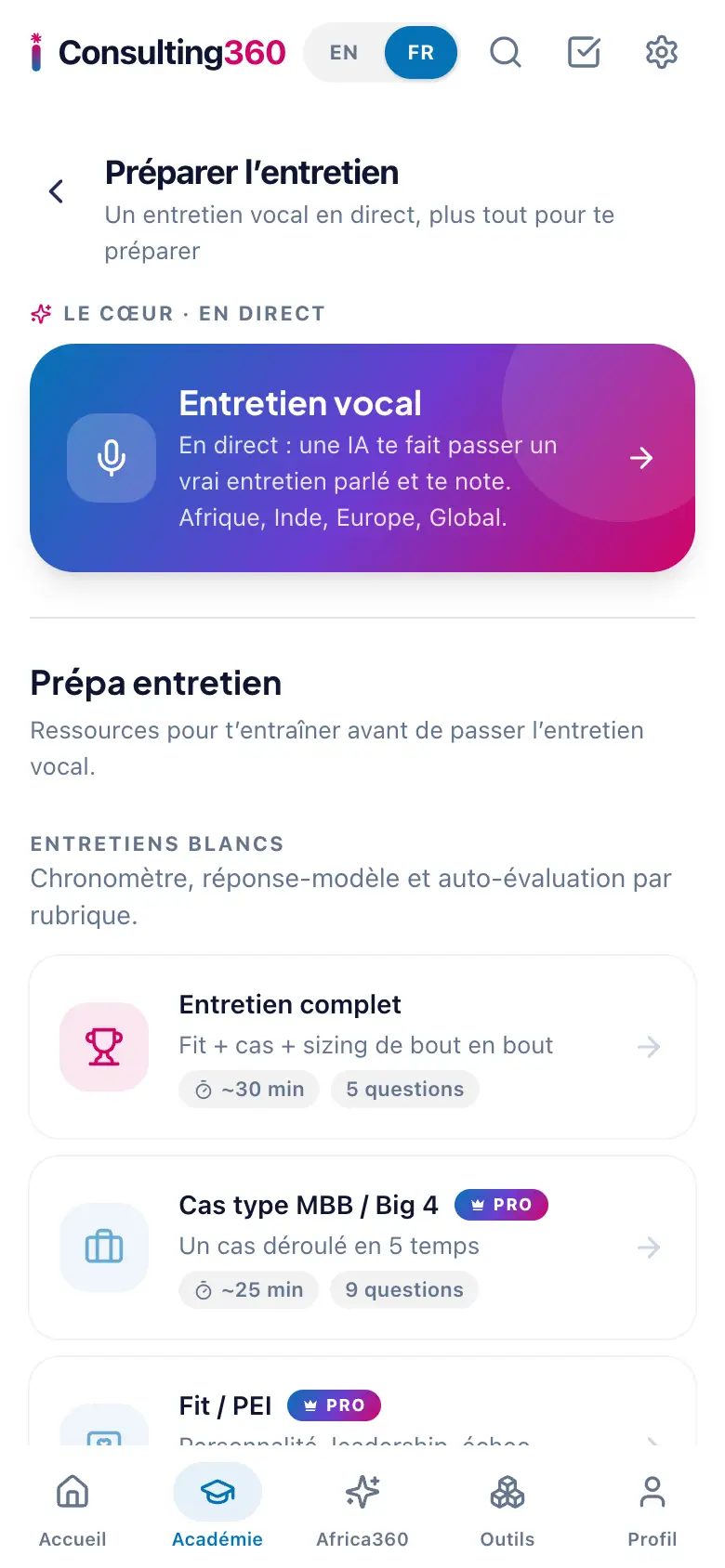 Accueil › Entretiens et carrière › Préparer l’entretien